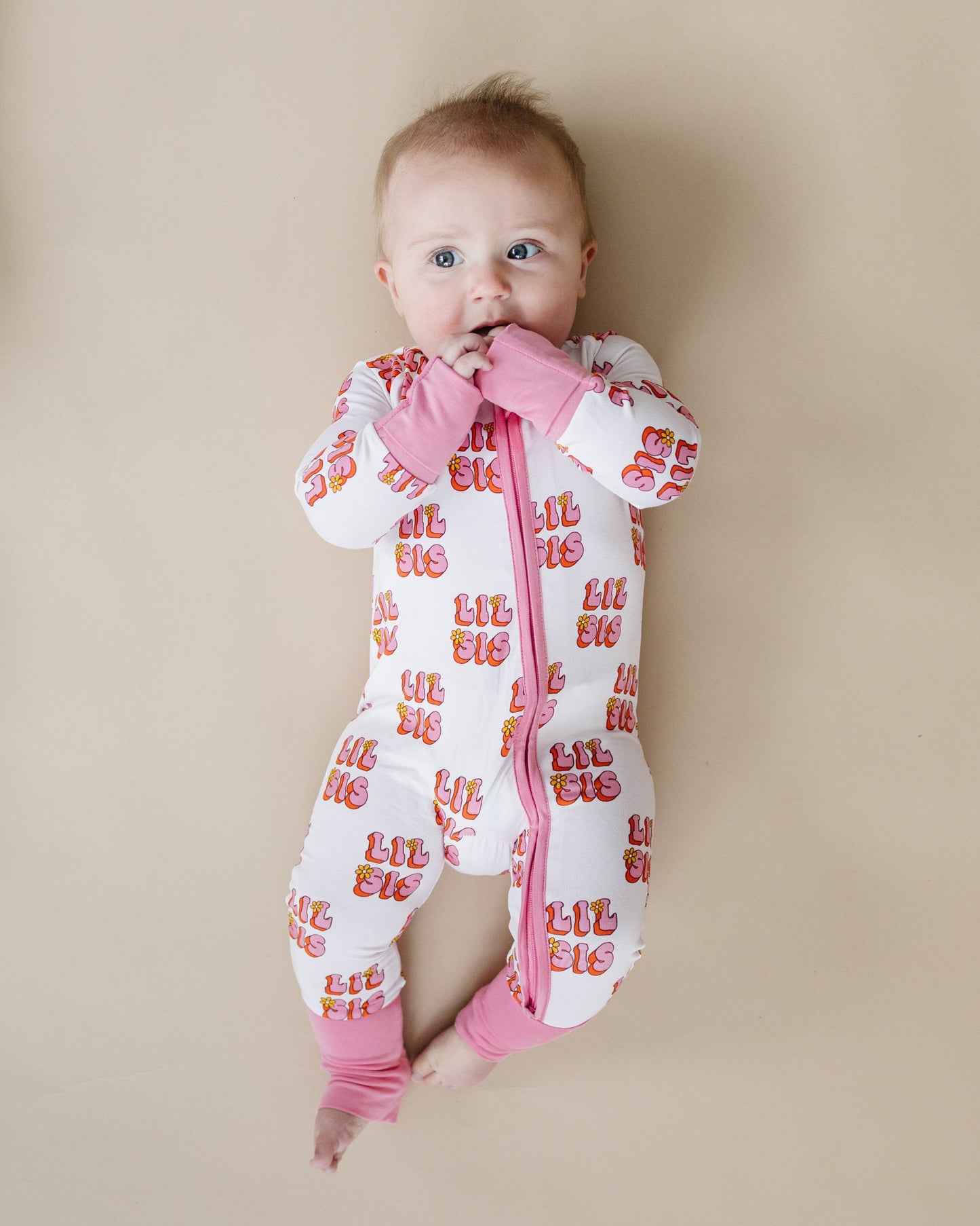 Bamboo Zip Romper | Lil Sis