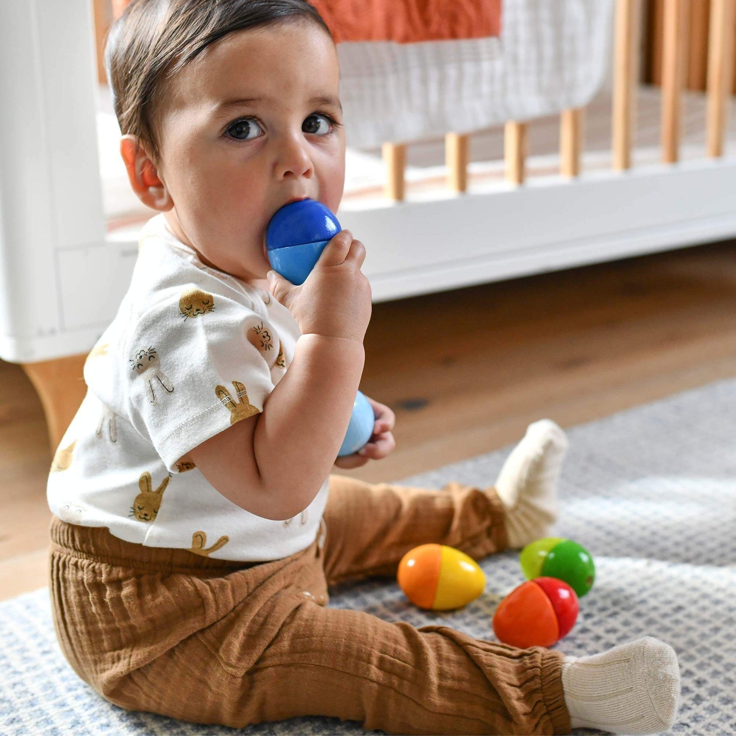 Fun with Sounds Wooden Eggs