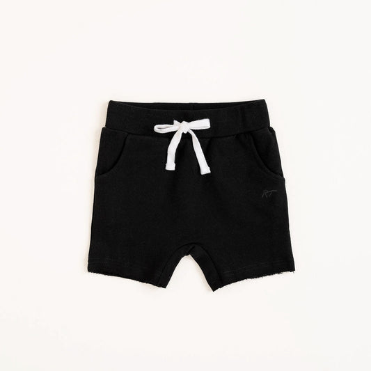 ORGANIC COTTON SHORTS - ONYX