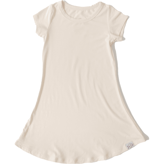Short Sleeve Millie in Coconut Cream
