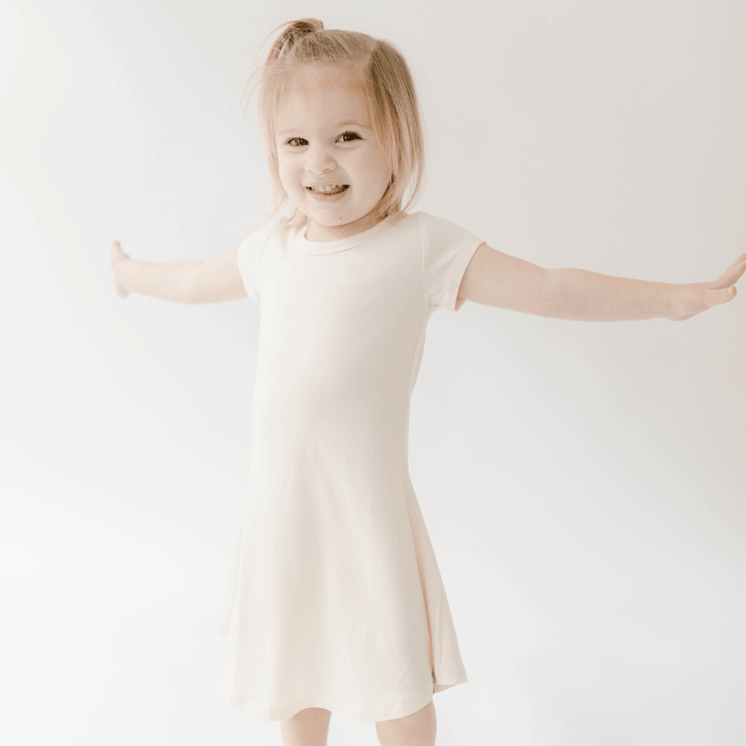 Short Sleeve Millie in Coconut Cream