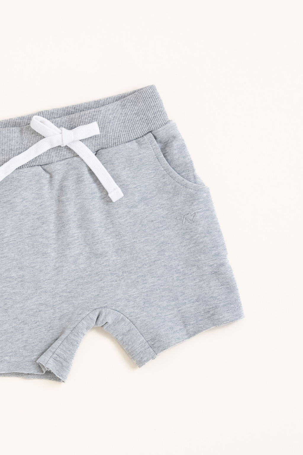ORGANIC COTTON SHORTS - GRAY