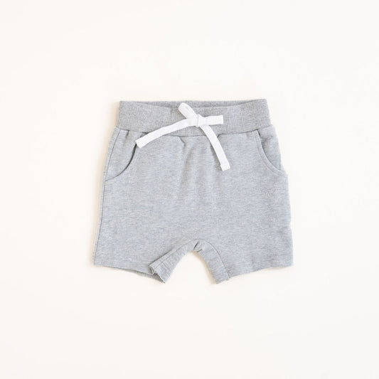 ORGANIC COTTON SHORTS - GRAY