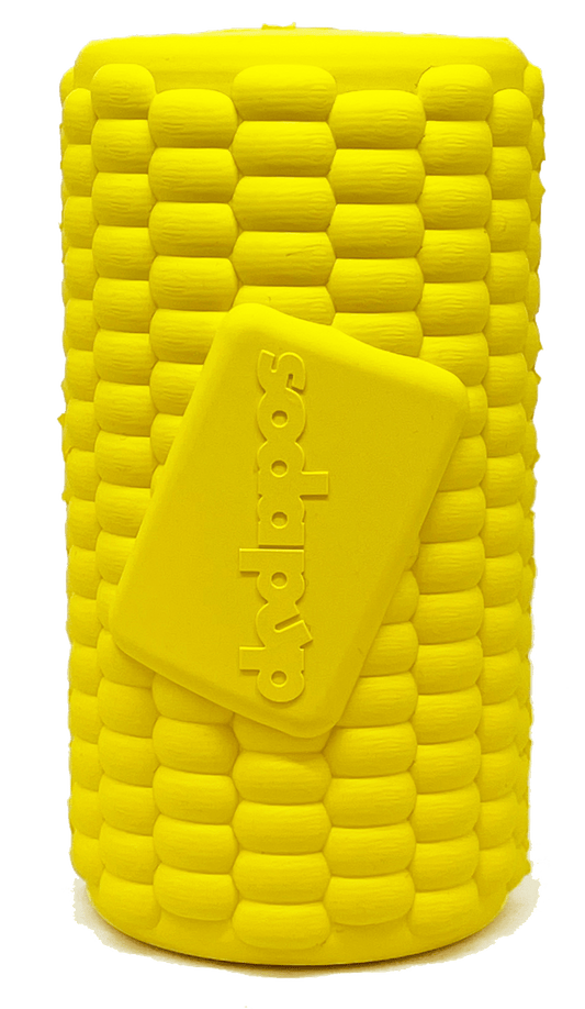 Corn on the Cob Durable Rubber Treat Dispenser