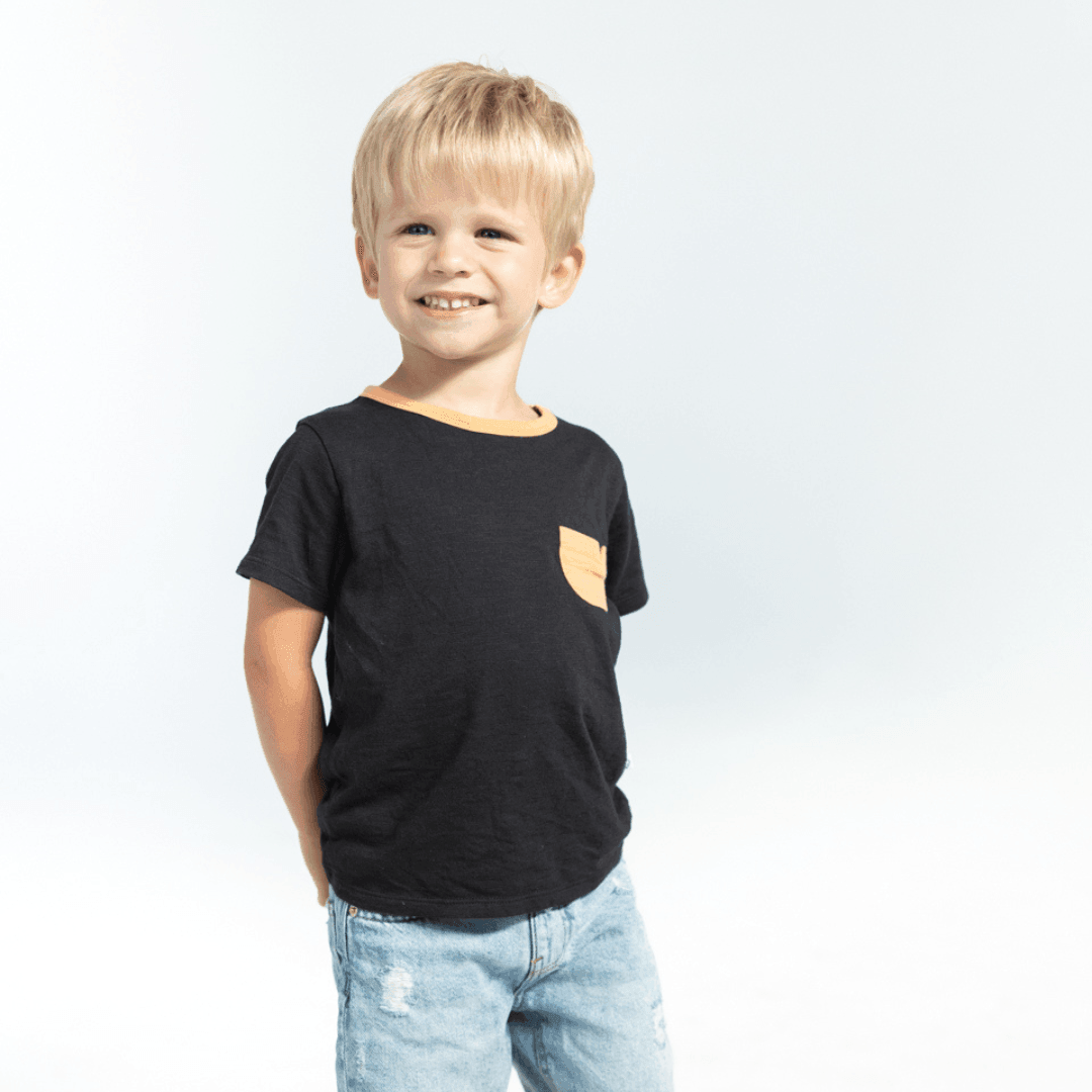 The Jackson in Midnight + Camel Pocket