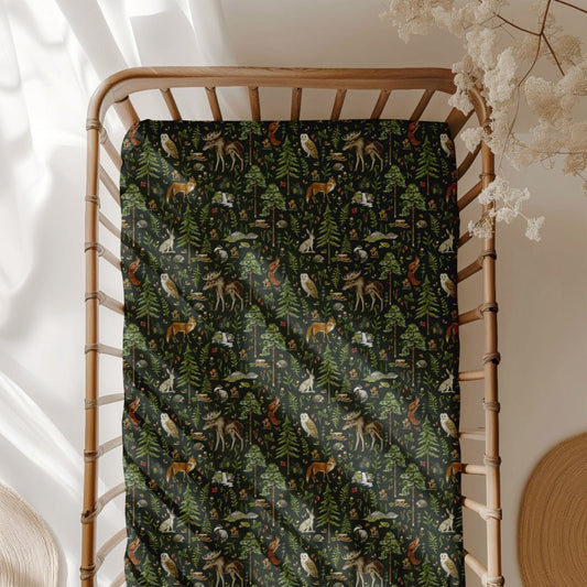 Wood You Be My Friend Crib Sheet