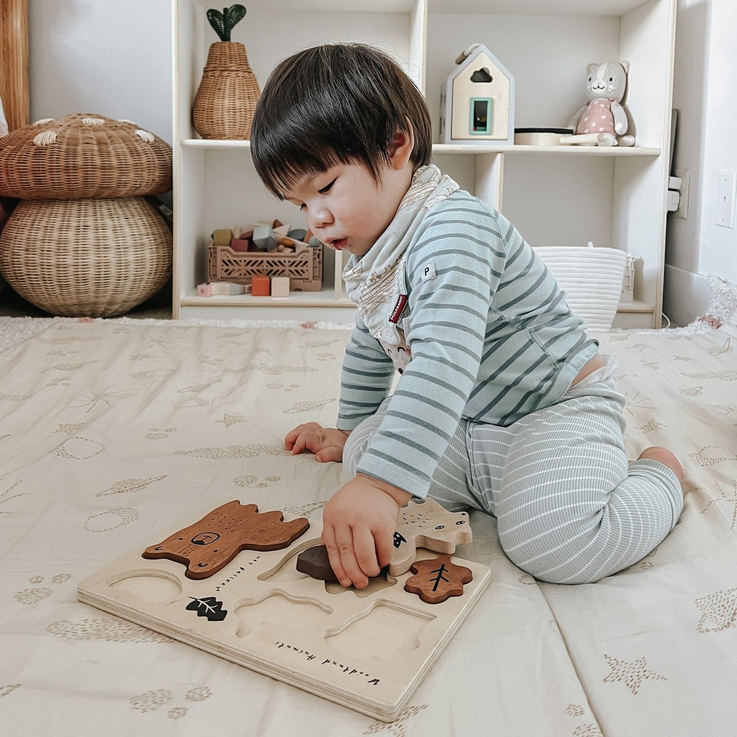 Wooden Tray Puzzle - Woodland Animals